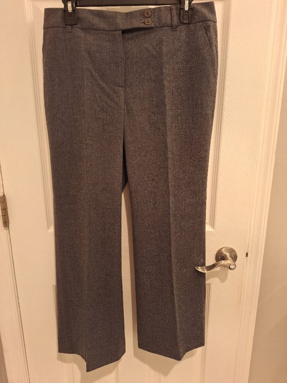 Talbots Petite 10 Gray wool pants